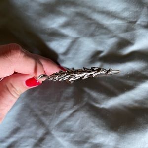 Alex & Ani silver phoenix feather bracelet